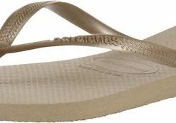 Havaianas Slim Dames Slippers - Sand Grey/Light Golden - Maat 41/42 -Dames-schoenen Winkel 550x173