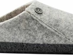 Birkenstock Sloffen - Maat 41 - Unisex - Lichtgrijs -Dames-schoenen Winkel 550x186