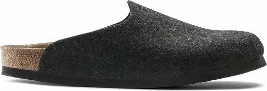 Birkenstock Amsterdam Anthracite Narrow VEG Felt Wooly Home Unisex Pantoffels - Antraciet - Maat 38 7 Birkenstock Amsterdam Anthracite Narrow VEG Felt Wooly Home Unisex Pantoffels - Antraciet - Maat 38 - Afbeelding 5