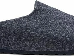 Birkenstock Amsterdam Pantoffels Navy Regular-fit | Blauw | Vilt | Maat 42