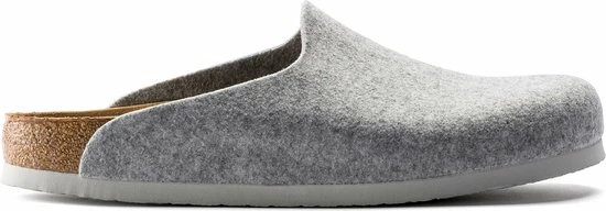 Birkenstock Amsterdam Light Gray Narrow VEG Felt Wooly Home Unisex Pantoffels - Lichtgrijs - Maat 38 8 Birkenstock Amsterdam Light Gray Narrow VEG Felt Wooly Home Unisex Pantoffels - Lichtgrijs - Maat 38 - Afbeelding 6