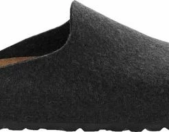 Birkenstock Amsterdam Anthracite Narrow VEG Felt Wooly Home Unisex Pantoffels - Antraciet - Maat 39 -Dames-schoenen Winkel 550x193 1