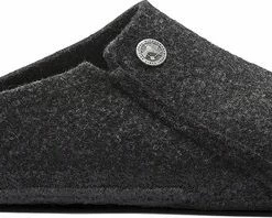 Birkenstock Sloffen - Maat 38 - Unisex - Antraciet