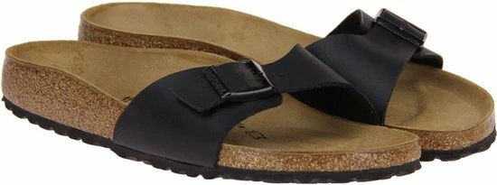 Birkenstock Madrid Dames Slippers Small Fit - Black - Maat 41 13 Birkenstock Madrid Dames Slippers Small Fit - Black - Maat 41 - Afbeelding 11