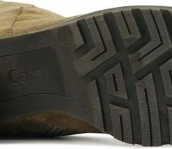 Gabor Enkellaarsjes Dames / Laarzen / Damesschoenen - Suède - 92.806.34 - Taupe - Maat 40 -Dames-schoenen Winkel 550x213 9