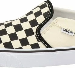 Vans Asher Checkerboard Dames Sneakers - Black/White - Maat 39 -Dames-schoenen Winkel 550x222 11