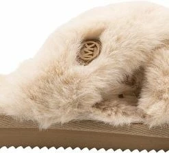 Michael Kors Lala Dames Pantoffels - Camel - Maat 37