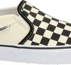 Vans Asher Checkerboard Dames Sneakers - Black/White - Maat 39 -Dames-schoenen Winkel 550x226 13