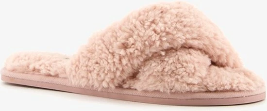 Thu!s Dames Teddy Pantoffels - Roze - Maat 36/37 - Sloffen 3 Thu!s Dames Teddy Pantoffels - Roze - Maat 36/37 - Sloffen