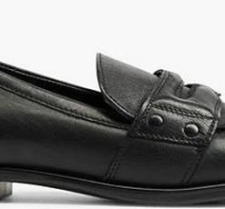 5th Avenue Zwarte Leren Loafer - Maat 39 -Dames-schoenen Winkel 550x230 22