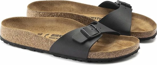 Birkenstock Madrid Dames Slippers Small Fit - Black - Maat 41 8 Birkenstock Madrid Dames Slippers Small Fit - Black - Maat 41 - Afbeelding 6