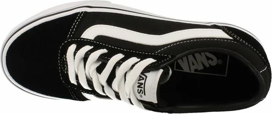 Vans Ward Suede/Canvas Dames Sneakers - Black/White - Maat 37 11 Vans Ward Suede/Canvas Dames Sneakers - Black/White - Maat 37 - Afbeelding 9