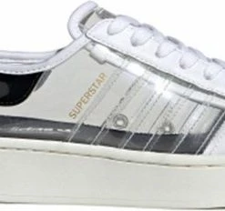 Adidas Originals Superstar Bold W - Dames Sneakers Sportschoenen Schoenen Wit-Transparant FV336 - Maat EU 39 1/3 UK 6