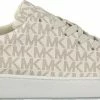 Michael Kors Keaton Lace Up Dames Sneakers - Vanille - Maat 39