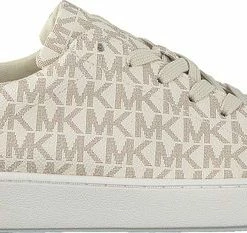 Michael Kors Keaton Lace Up Dames Sneakers - Vanille - Maat 39