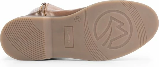 Travelin' Lannion Dames Leren Enkellaarzen - Schoenen Vrouwen - Cognac Bruin Leer - Maat 40 7 Travelin' Lannion Dames Leren Enkellaarzen - Schoenen Vrouwen - Cognac Bruin Leer - Maat 40 - Afbeelding 5