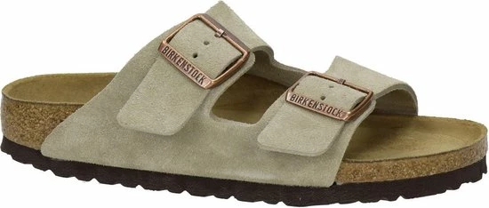 Birkenstock Arizona SFB VL Narrow Dames Slippers - Taupe - Maat 40 4 Birkenstock Arizona SFB VL Narrow Dames Slippers - Taupe - Maat 40 - Afbeelding 2