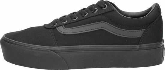 Vans Ward Platform Dames Sneakers - (Canvas) Black/Black - Maat 41 14 Vans Ward Platform Dames Sneakers - (Canvas) Black/Black - Maat 41 - Afbeelding 12