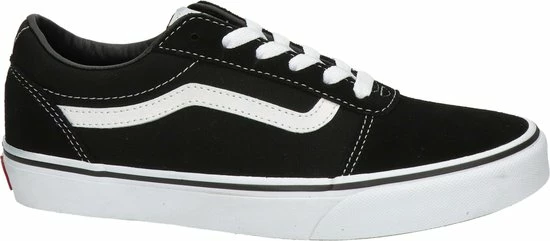 Vans Ward Suede/Canvas Dames Sneakers - Black/White - Maat 37 16 Vans Ward Suede/Canvas Dames Sneakers - Black/White - Maat 37 - Afbeelding 14
