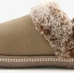 Skechers Cozy Campfire Gevoerde Dames Pantoffels - Beige - Maat 38 - Extra Comfort - Memory Foam -Dames-schoenen Winkel 550x242 7