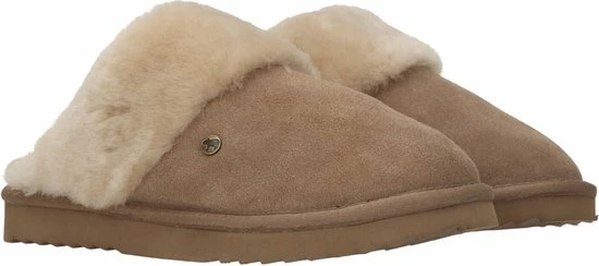 Warmbat Flurry Suede Dames Pantoffels - Camel - Maat 42 11 Warmbat Flurry Suede Dames Pantoffels - Camel - Maat 42 - Afbeelding 9
