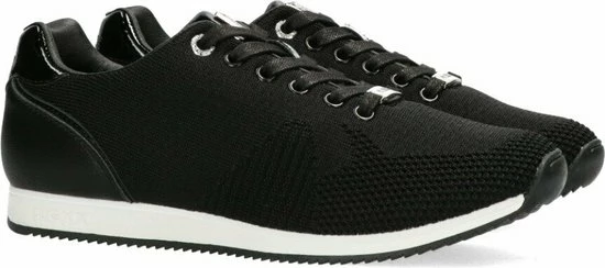 Mexx Sneaker Cato Zwart Met Witte Zool - Dames - Maat 39 5 Mexx Sneaker Cato Zwart Met Witte Zool - Dames - Maat 39 - Afbeelding 3