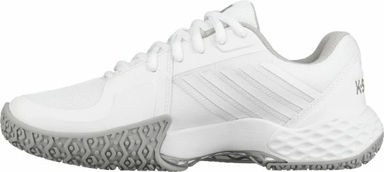 K-Swiss Ks Tfw Aero Court Omni Tennisschoenen Dames - White/High-Rise/Silver 8 K-Swiss Ks Tfw Aero Court Omni Tennisschoenen Dames - White/High-Rise/Silver - Afbeelding 6