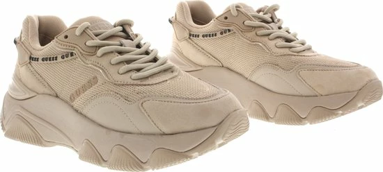 Guess Micola Lage Sneakers - Dames - Beige - Maat 38 4 Guess Micola Lage Sneakers - Dames - Beige - Maat 38 - Afbeelding 2
