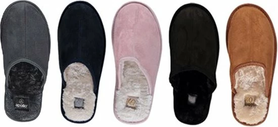 Apollo Unisex Sloffen - Grijs - Maat 45/46 - Pantoffels 5 Apollo Unisex Sloffen - Grijs - Maat 45/46 - Pantoffels - Afbeelding 3