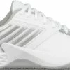 K-Swiss Ks Tfw Aero Court Omni Tennisschoenen Dames - White/High-Rise/Silver 1 K-Swiss Ks Tfw Aero Court Omni Tennisschoenen Dames - White/High-Rise/Silver -Dames-schoenen Winkel 550x251 7