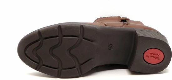 Tamaris Comfort Dames Enkellaarsje - 85300-305 Cognac - Maat 38 5 Tamaris Comfort Dames Enkellaarsje - 85300-305 Cognac - Maat 38 - Afbeelding 3