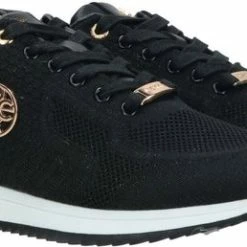 Mexx Dames Sneaker Gitte Glitter Zwart -Dames-schoenen Winkel 550x258 1