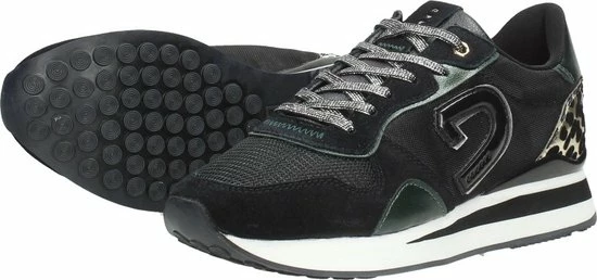 Cruyff Parkrunner Lux Lage Sneakers - Leren Sneaker - Dames - Zwart - Maat 40 14 Cruyff Parkrunner Lux Lage Sneakers - Leren Sneaker - Dames - Zwart - Maat 40 - Afbeelding 12