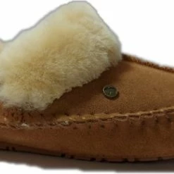 Warmbat Barrine Suede Dames Pantoffels - Cognac - Maat 39 -Dames-schoenen Winkel 550x260 12