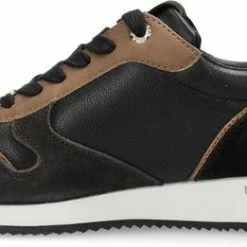 Mexx Dames Sneaker Eke Zwart / Bruin -Dames-schoenen Winkel 550x261 9