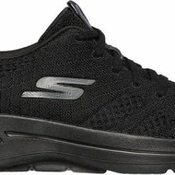 Skechers Go Walk Arch Fit - Unify Vrouwen Sneakers - Black - Maat 39