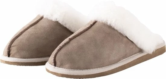 Shepherd Jessica Dames Pantoffels - Stone - Maat 39 19 Shepherd Jessica Dames Pantoffels - Stone - Maat 39 - Afbeelding 17