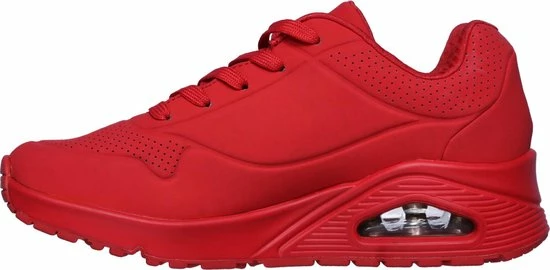 Skechers Uno Stand On Air Dames Sneakers - Rood - Maat 38 6 Skechers Uno Stand On Air Dames Sneakers - Rood - Maat 38 - Afbeelding 4