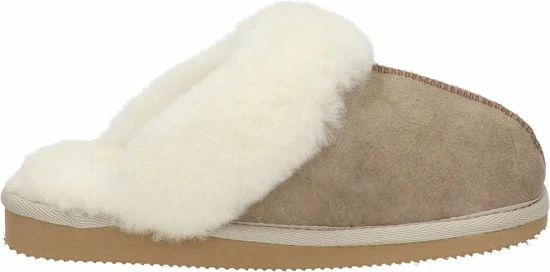 Shepherd Jessica Dames Pantoffels - Stone - Maat 39 3 Shepherd Jessica Dames Pantoffels - Stone - Maat 39