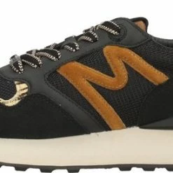 Mexx Dames Sneaker Juju Zwart/ Cognac -Dames-schoenen Winkel 550x273 8