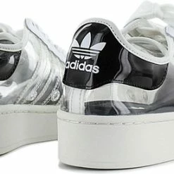 Adidas Originals Superstar Bold W - Dames Sneakers Sportschoenen Schoenen Wit-Transparant FV336 - Maat EU 39 1/3 UK 6 -Dames-schoenen Winkel 550x274 1
