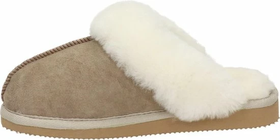 Shepherd Jessica Dames Pantoffels - Stone - Maat 39 6 Shepherd Jessica Dames Pantoffels - Stone - Maat 39 - Afbeelding 4