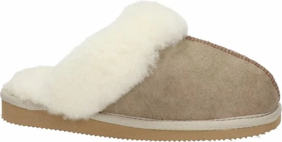 Shepherd Jessica Dames Pantoffels - Stone - Maat 39 4 Shepherd Jessica Dames Pantoffels - Stone - Maat 39 - Afbeelding 2