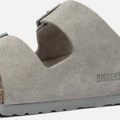 Birkenstock Arizona Slippers Grijs - Narrow Fit -Maat 39 -Dames-schoenen Winkel 550x278 2