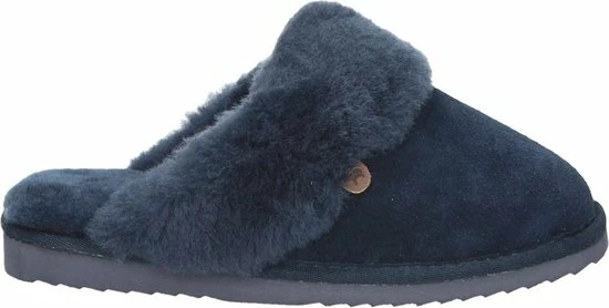 Warmbat Flurry Suede Dames Pantoffels - Dark Navy - Maat 42 18 Warmbat Flurry Suede Dames Pantoffels - Dark Navy - Maat 42 - Afbeelding 16