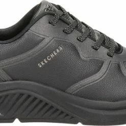Skechers Arch Fit S-Miles- Mile Makers Dames Sneakers - Black - Maat 41 -Dames-schoenen Winkel 550x279 1