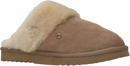 Warmbat Flurry Suede Dames Pantoffels - Camel - Maat 42 12 Warmbat Flurry Suede Dames Pantoffels - Camel - Maat 42 - Afbeelding 10