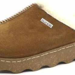 Rohde Dames Pantoffel - Cognac - Maat 38