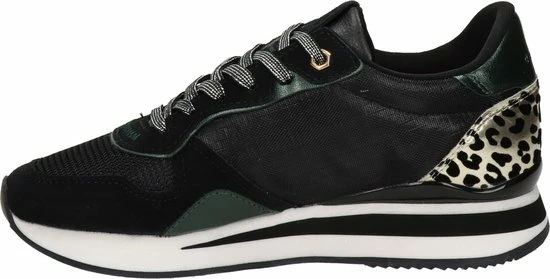 Cruyff Parkrunner Lux Lage Sneakers - Leren Sneaker - Dames - Zwart - Maat 40 6 Cruyff Parkrunner Lux Lage Sneakers - Leren Sneaker - Dames - Zwart - Maat 40 - Afbeelding 4