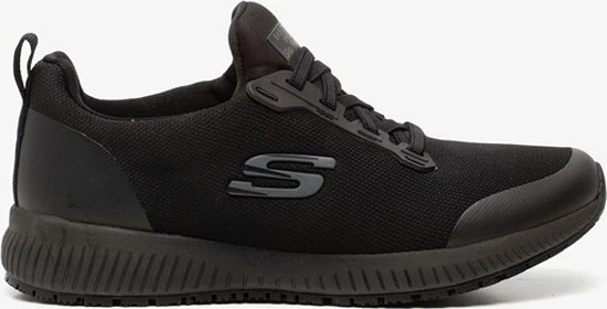 Skechers Work Squad SR Sneakers Zwart 110313 - Dames - Maat 38 9 Skechers Work Squad SR Sneakers Zwart 110313 - Dames - Maat 38 - Afbeelding 7